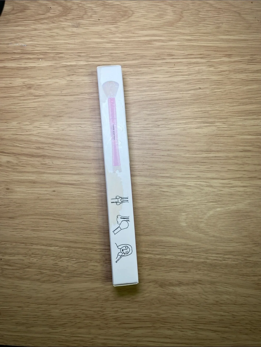 Nose Contour U-Shaped Makeup Brush - Pink